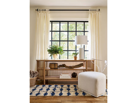 Mirissa Acrylic/Ivory Swivel Chair - Ornate Home