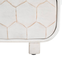 Miro Whitewashed Nightstand - Ornate Home