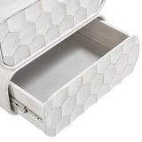 Miro Whitewashed Nightstand - Ornate Home