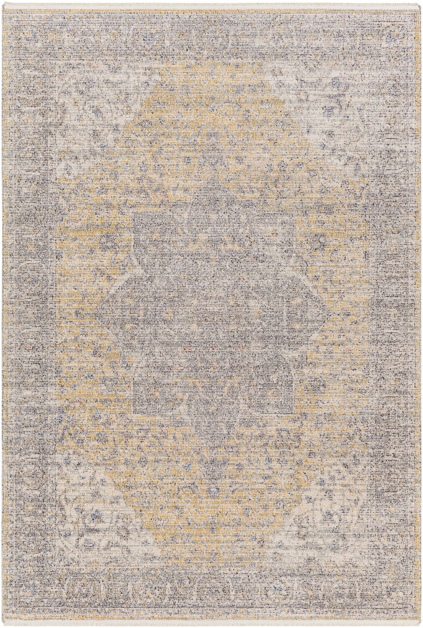 Misa Mustard & Gray Area Rug - Clearance - Ornate Home