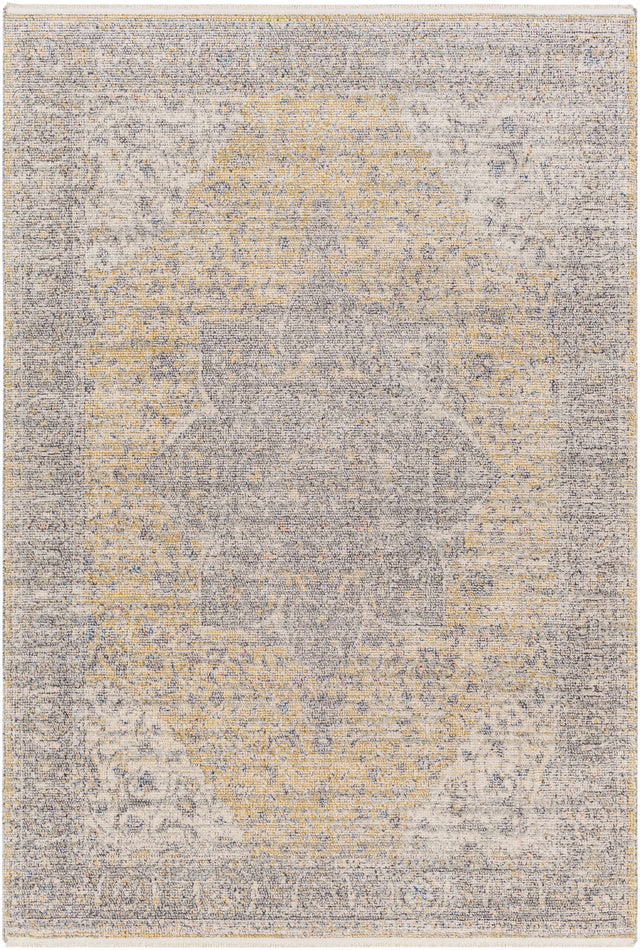 Misa Mustard & Gray Area Rug - Clearance - Ornate Home