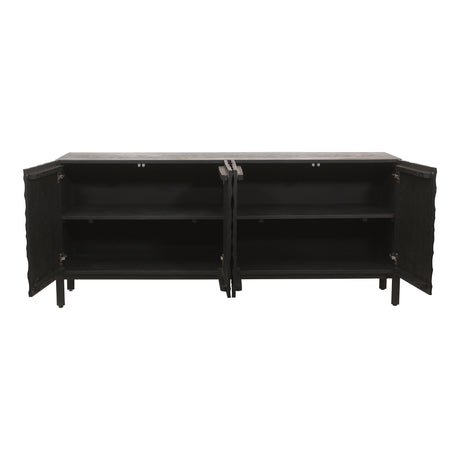 Misaki Black Sideboard - Ornate Home