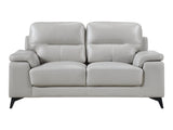 Mischa Gray Loveseat - Ornate Home