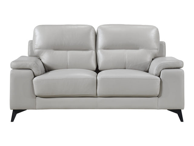Mischa Gray Loveseat - Ornate Home