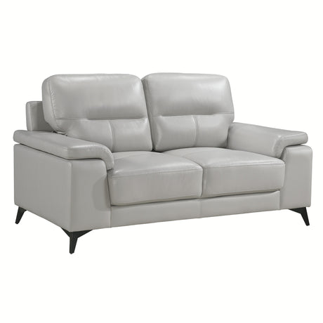 Mischa Gray Loveseat - Ornate Home