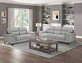 Mischa Gray Loveseat - Ornate Home