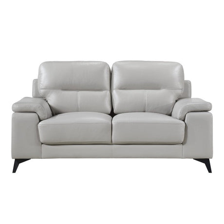 Mischa Gray Loveseat - Ornate Home