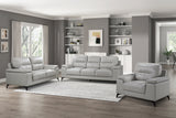 Mischa Gray  Sofa - Ornate Home