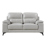 Mischa Silver Gray Sofa & Loveseat - Ornate Home