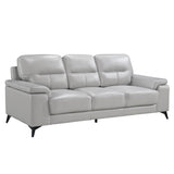 Mischa Silver Gray Sofa & Loveseat - Ornate Home