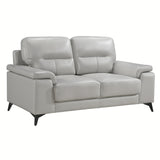 Mischa Silver Gray Sofa & Loveseat - Ornate Home