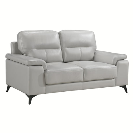 Mischa Silver Gray Sofa & Loveseat - Ornate Home
