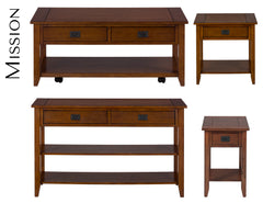 Mission Oak Chairside Table - Ornate Home