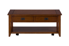 Mission Oak Cocktail Table - Ornate Home