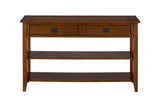 Mission Oak Sofa Console - Ornate Home