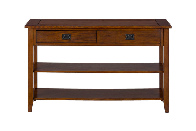 Mission Oak Sofa Console - Ornate Home