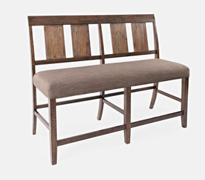 Mission Viejo Brown Counter Bench - Ornate Home