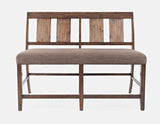 Mission Viejo Brown Counter Bench - Ornate Home