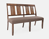 Mission Viejo Brown Dining Bench - Ornate Home
