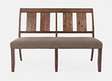 Mission Viejo Brown High/Low Ext Dining Table w/ 4 Chairs, Bench - Ornate Home