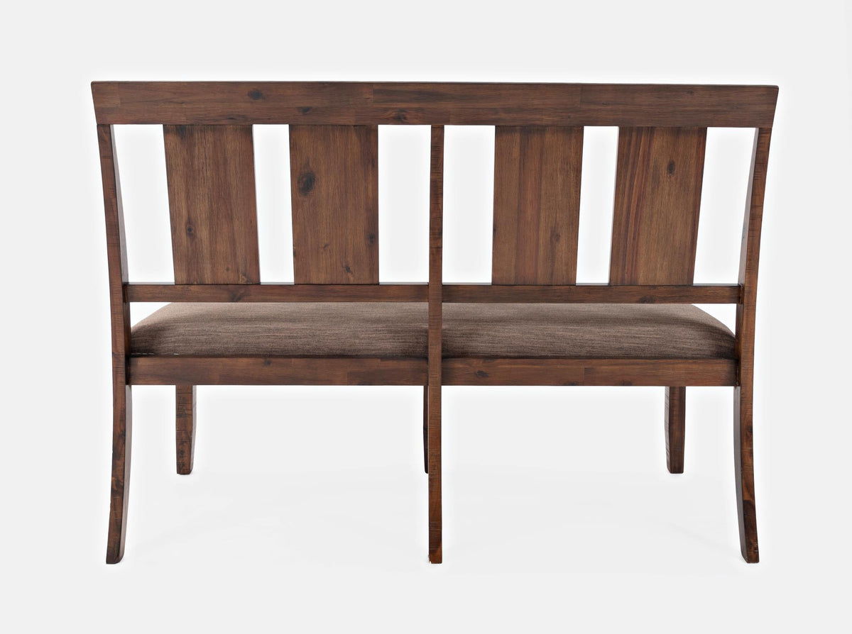 Mission Viejo Brown High/Low Ext Dining Table w/ 4 Chairs, Bench - Ornate Home