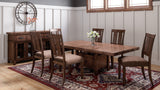 Mission Viejo Brown High/Low Ext Dining Table w/ 6 Chairs - Ornate Home