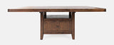 Mission Viejo Brown High/Low Ext Dining Table w/ 6 Chairs - Ornate Home