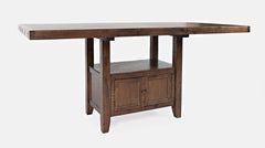 Mission Viejo Brown High/Low Ext Dining Table w/ 4 Chairs, Bench - Ornate Home