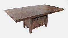 Mission Viejo Brown High/Low Ext Dining Table w/ 4 Chairs, Bench - Ornate Home