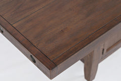Mission Viejo Brown High/Low Ext Dining Table w/ 4 Chairs, Bench - Ornate Home