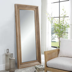 Missoula Woodtone Large Natural Wood Mirror - Ornate Home