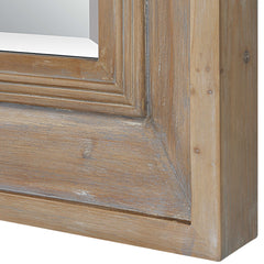 Missoula Woodtone Large Natural Wood Mirror - Ornate Home