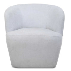 Mist Blue Barrel Swivel Chair - Ornate Home