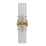 Mistie Brass 2 Light Glass Sconce - Ornate Home