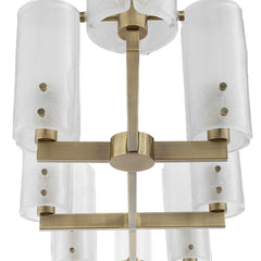 Mistie Brass 8 Light Linear Chandelier - Ornate Home