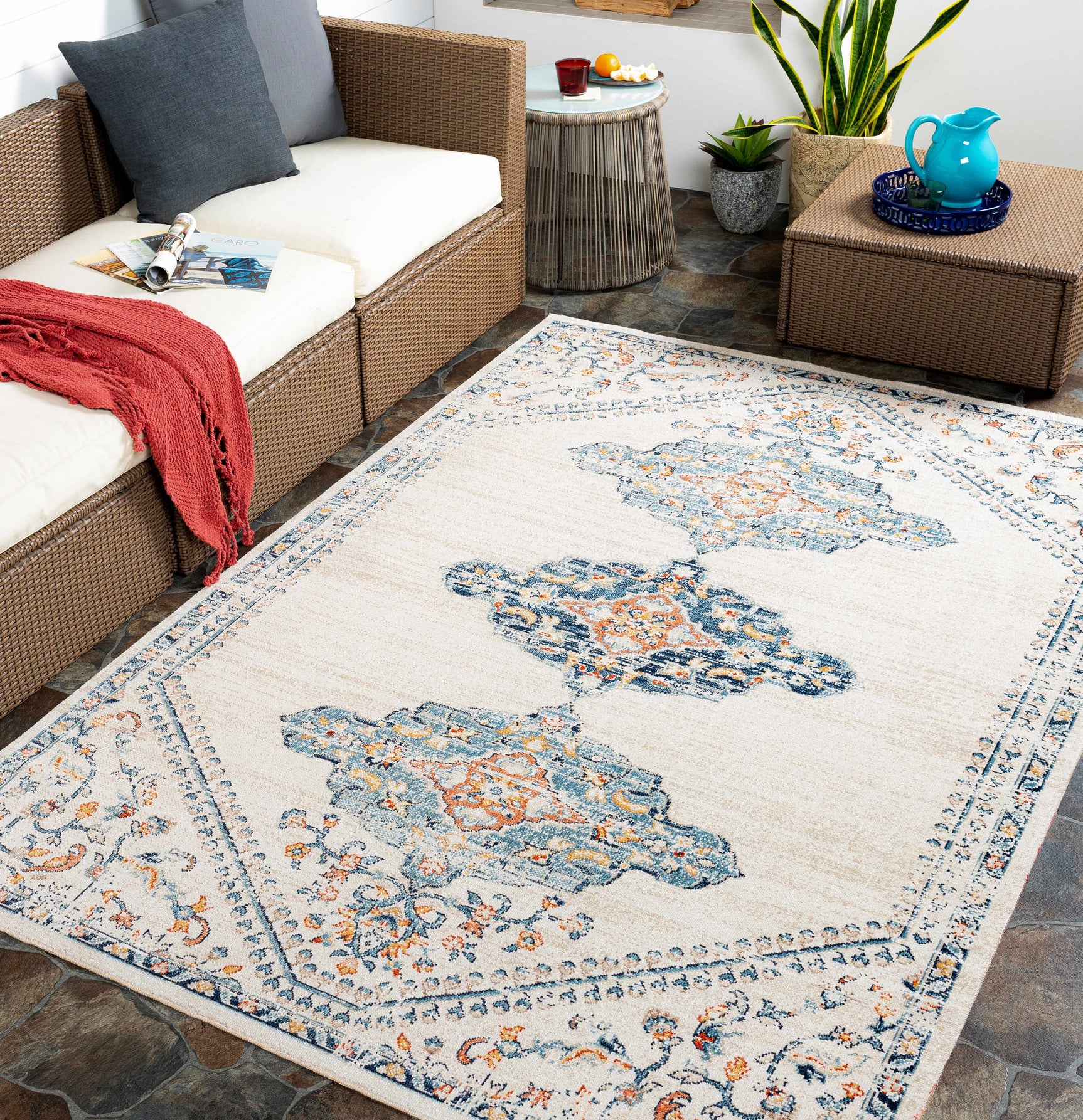 Mistissini Outdoor Area Rug - Clearance - Ornate Home