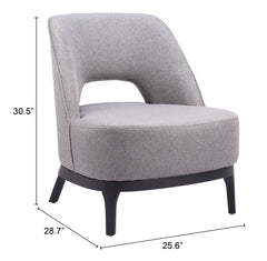 Mistley Gray Accent Chair - Ornate Home