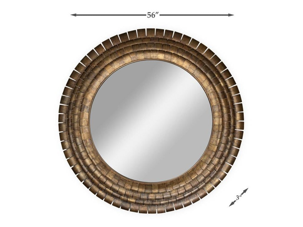 Mistral Brown Wall Mirror - Ornate Home