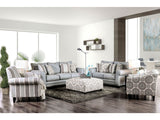 Misty Blue Gray Sofa & Loveseat - Ornate Home