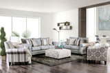 Misty Blue Gray Sofa - Ornate Home