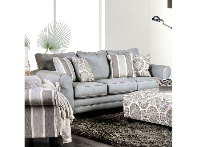 Misty Blue Gray Sofa - Ornate Home