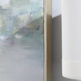 Misty Greens Gray Canvas