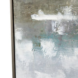 Misty Greens Gray Canvas