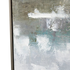 Misty Greens Gray Canvas - Ornate Home