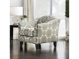 Misty Ivory/Pattern Chair - Ornate Home