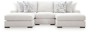 Misty-Lakes Chalk 3-Piece Double Chaise Sectional - Ornate Home