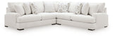 Misty-Lakes Chalk 3-Piece Sectional - Ornate Home
