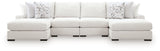 Misty-Lakes Chalk 4-Piece Double Chaise Sectional (Online Special Price) - Ornate Home