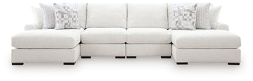 Misty-Lakes Chalk 4-Piece Double Chaise Sectional - Ornate Home