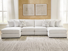 Misty-Lakes Chalk 4-Piece Double Chaise Sectional - Ornate Home